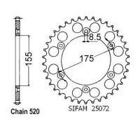Rozeta pro Cagiva – Husqvarna 25072CZ52